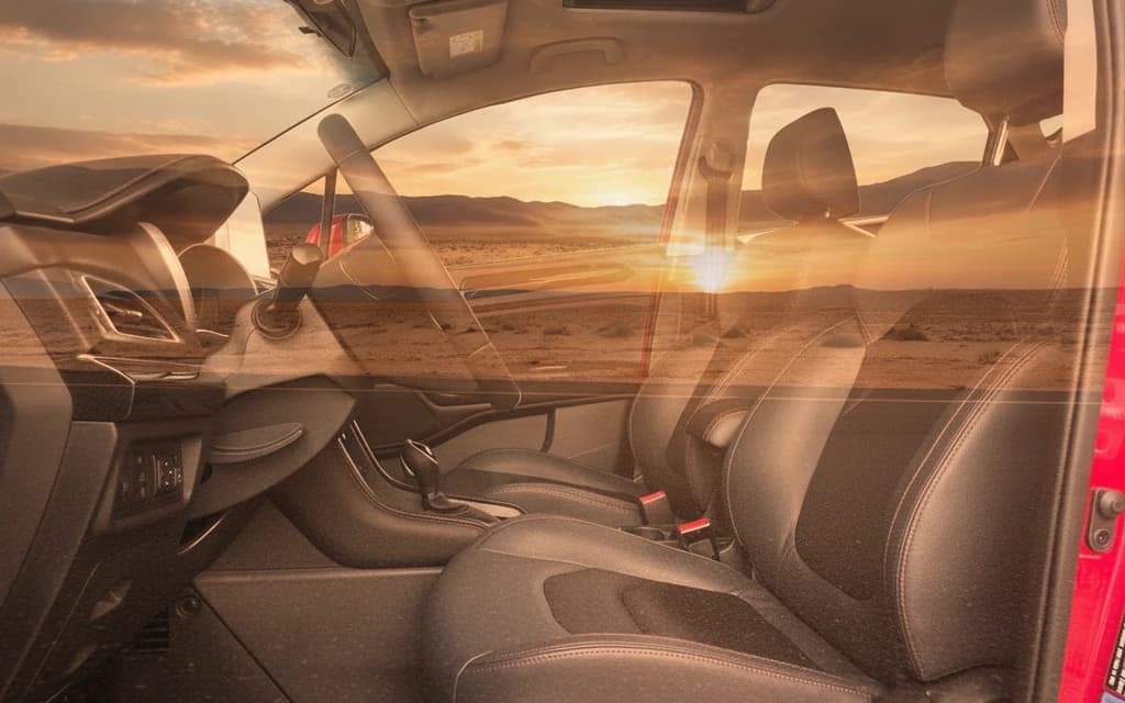 JAC S3 2024 Red front seats – rental in Dubai