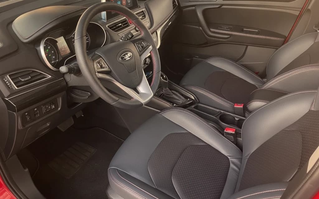 JAC S3 2024 Red interior view – rental in Dubai
