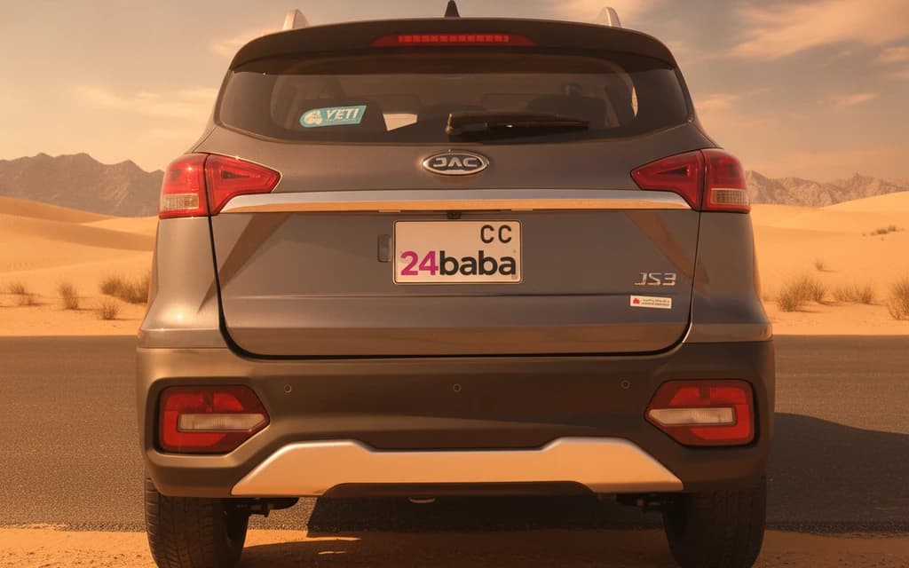 JAC S3 2025 Gray rear view – rental in Dubai
