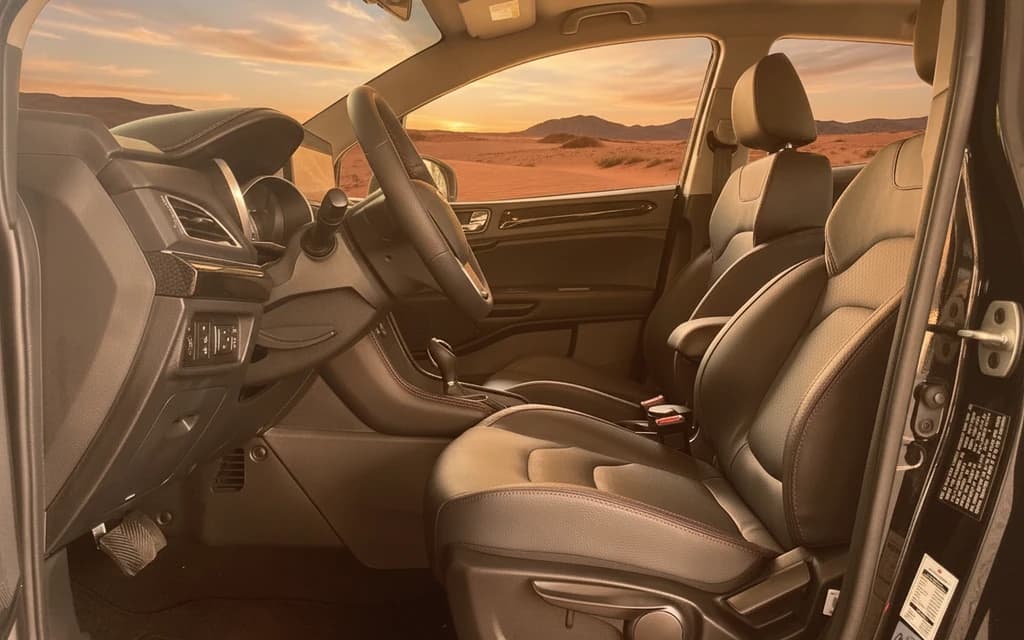 JAC S3 2026 Black front seats – rental in Dubai