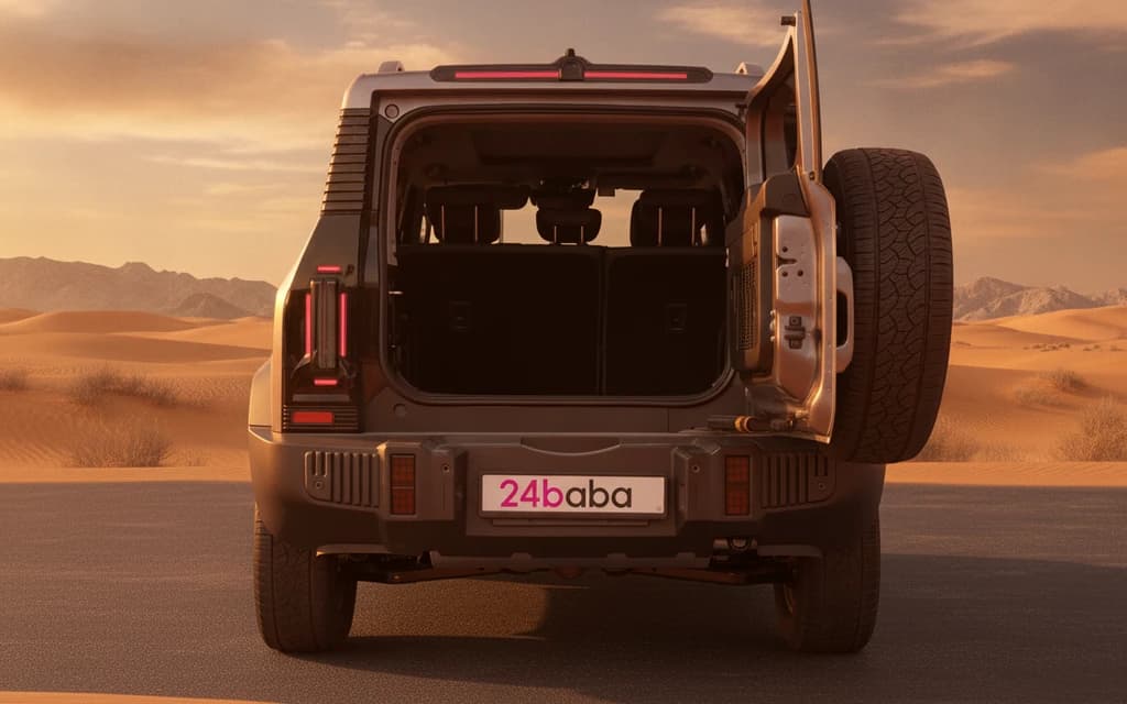 Jetour T2 2026 Gray trunk space – rental in Dubai