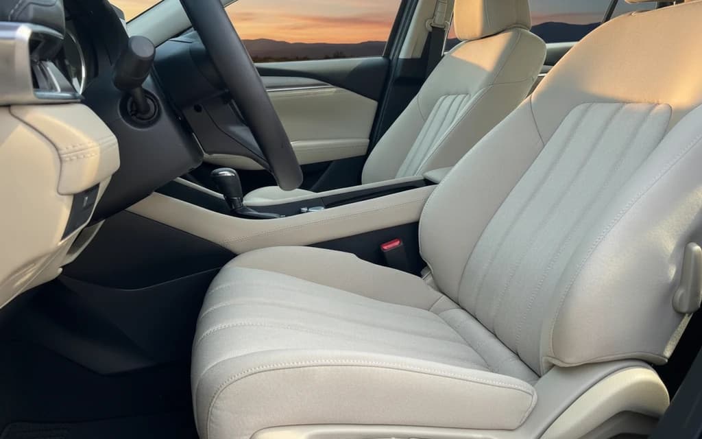 Mazda 6 2024 Blue front seats – rental in Dubai