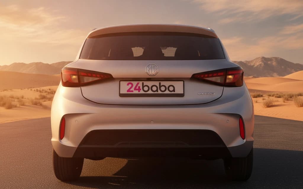 MG 3 2024 Gray rear view – rental in Dubai