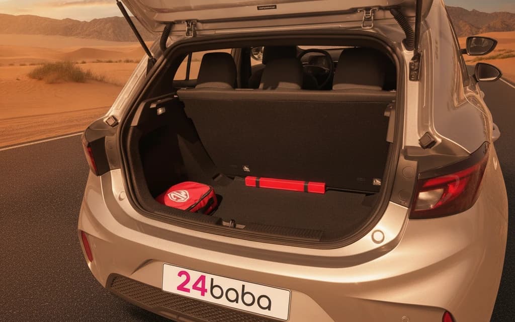 MG 3 2024 Gray trunk space – rental in Dubai