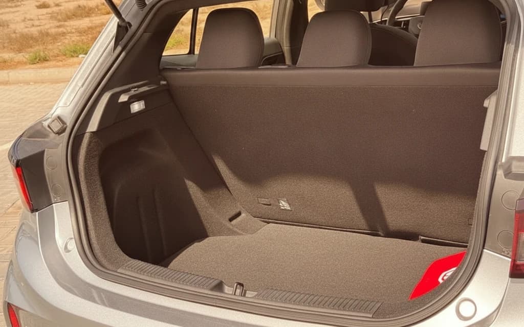 MG 3 2026 Silver trunk space – rental in Dubai
