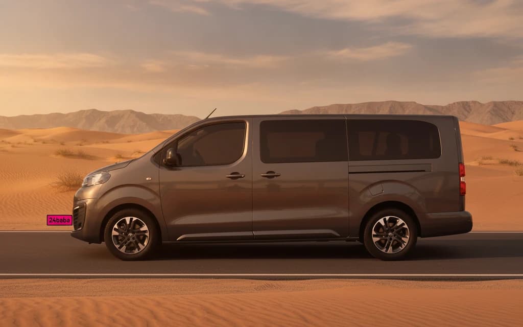 Opel Zafira 2023 Gray side view – rental in Dubai
