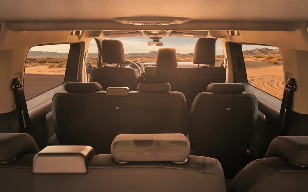 Opel Zafira 2023 Gray rear view – rental in Dubai