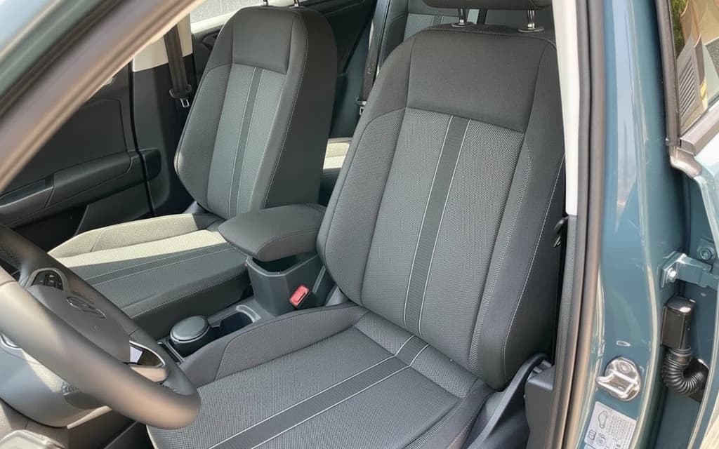 Volkswagen T-Roc 2022 Blue front seats – rental in Dubai