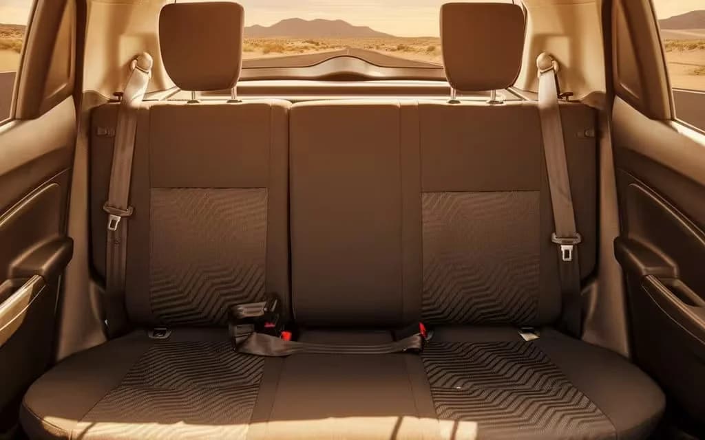 Suzuki Swift 2023 leather seats and cabin – rental in Dubai