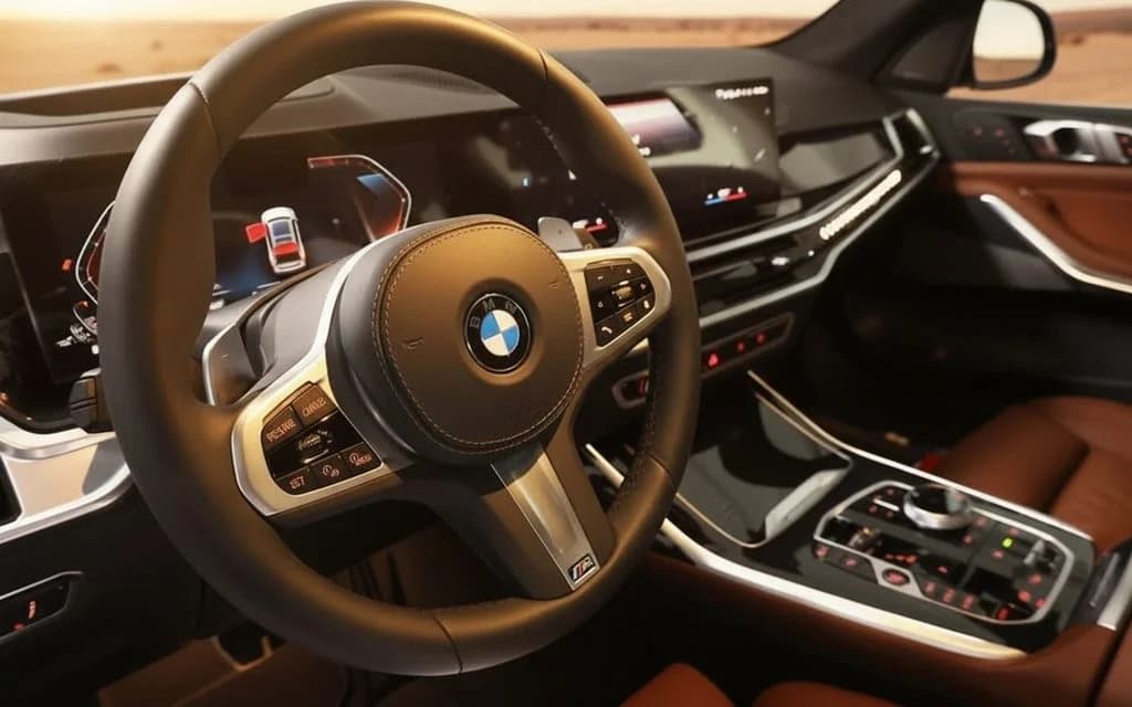 Bmw X7 2024 dashboard and infotainment