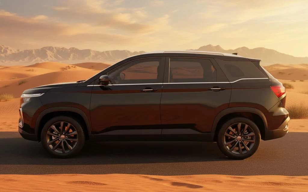 Chevrolet Captiva 2024 Black side profile