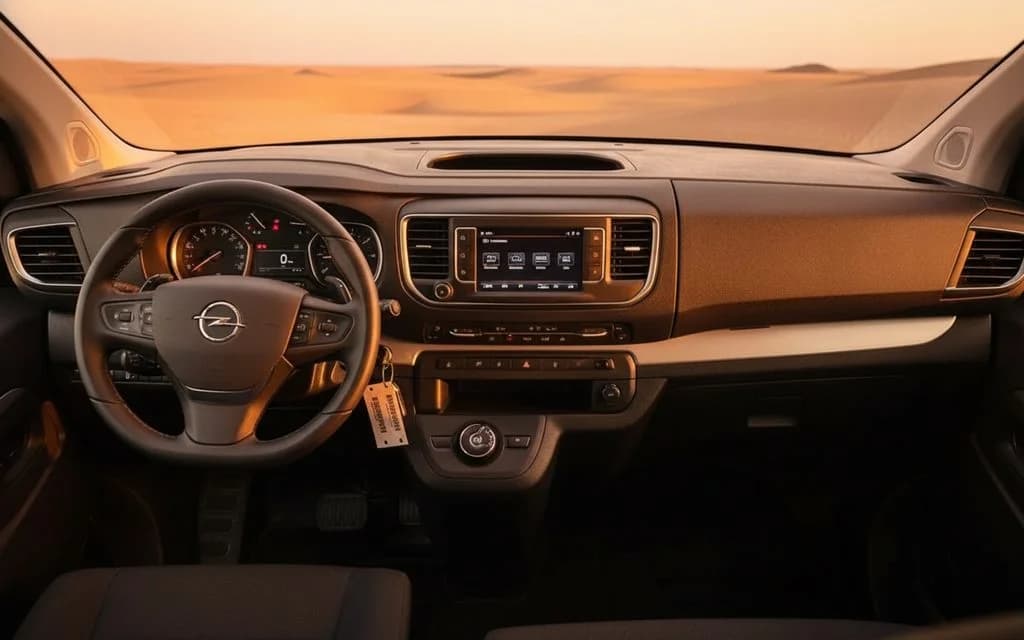Opel Zafira 2023 interior view showing trim