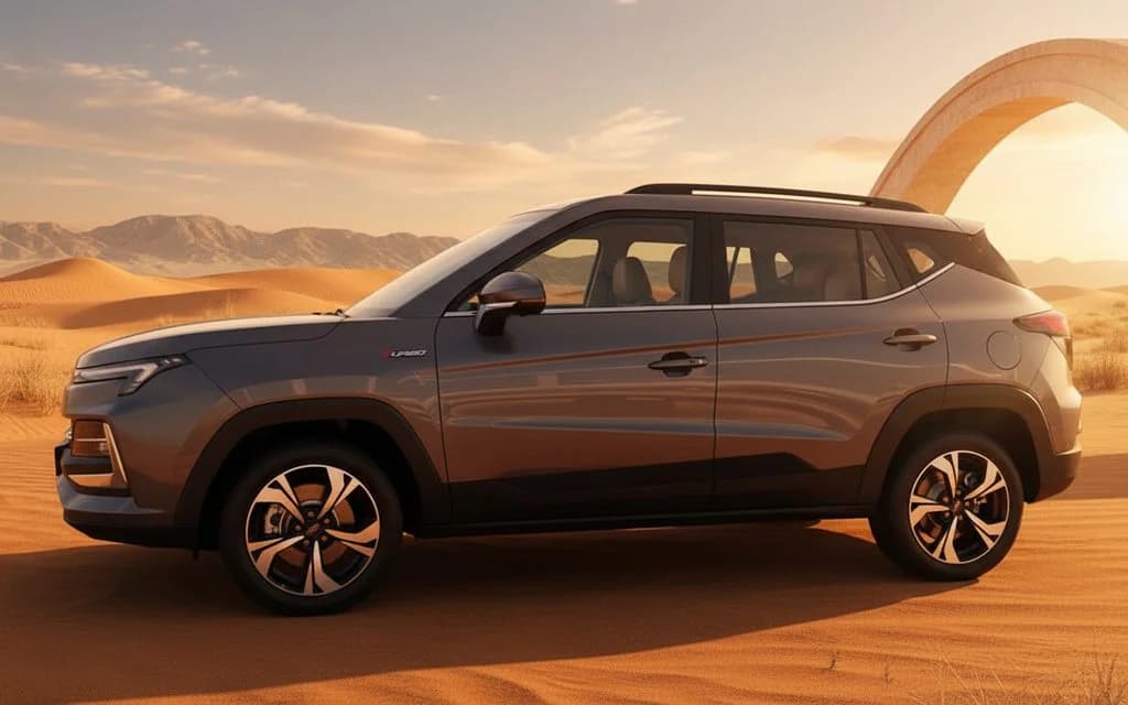 Jac Js4 2023 Grey side profile – rental in Dubai
