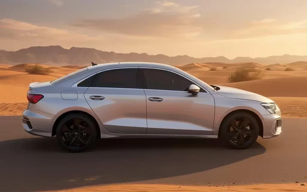 audi a3 side view