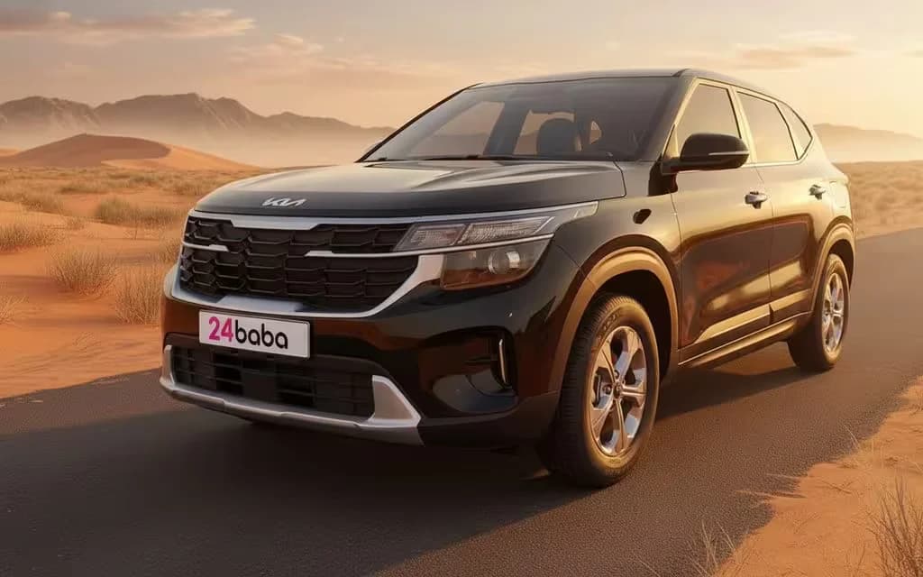 Kia Seltos 2025 Black rental in Dubai